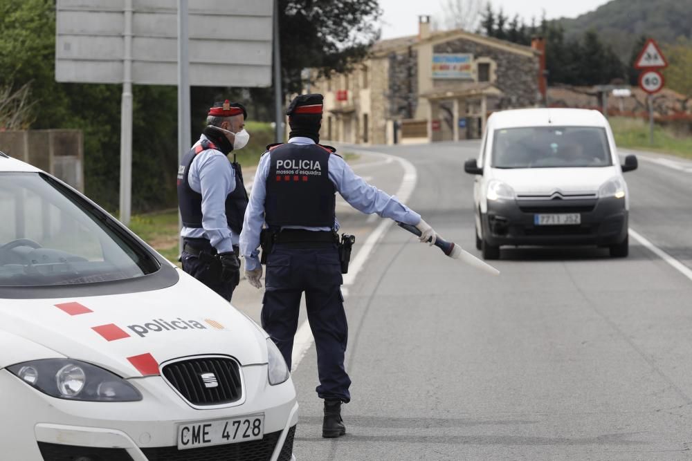 Controls i sancions a les poblacions gironines