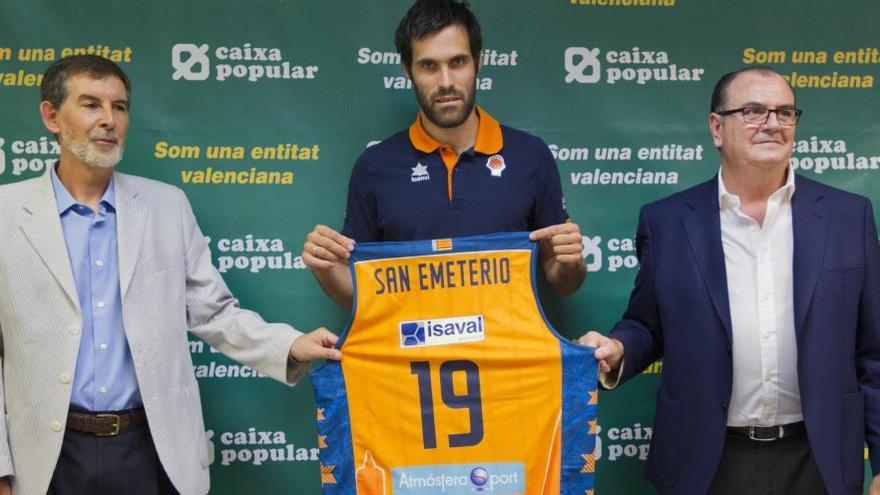 San Emeterio, durante su presentación. Foto: Germán Caballero