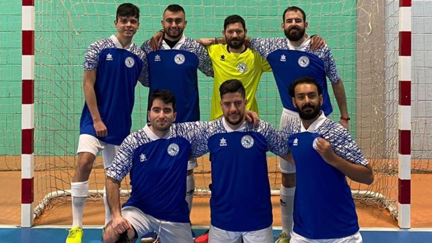 Los jugadores del Club Deportivo Sordos A Coruña. |  // L. O.