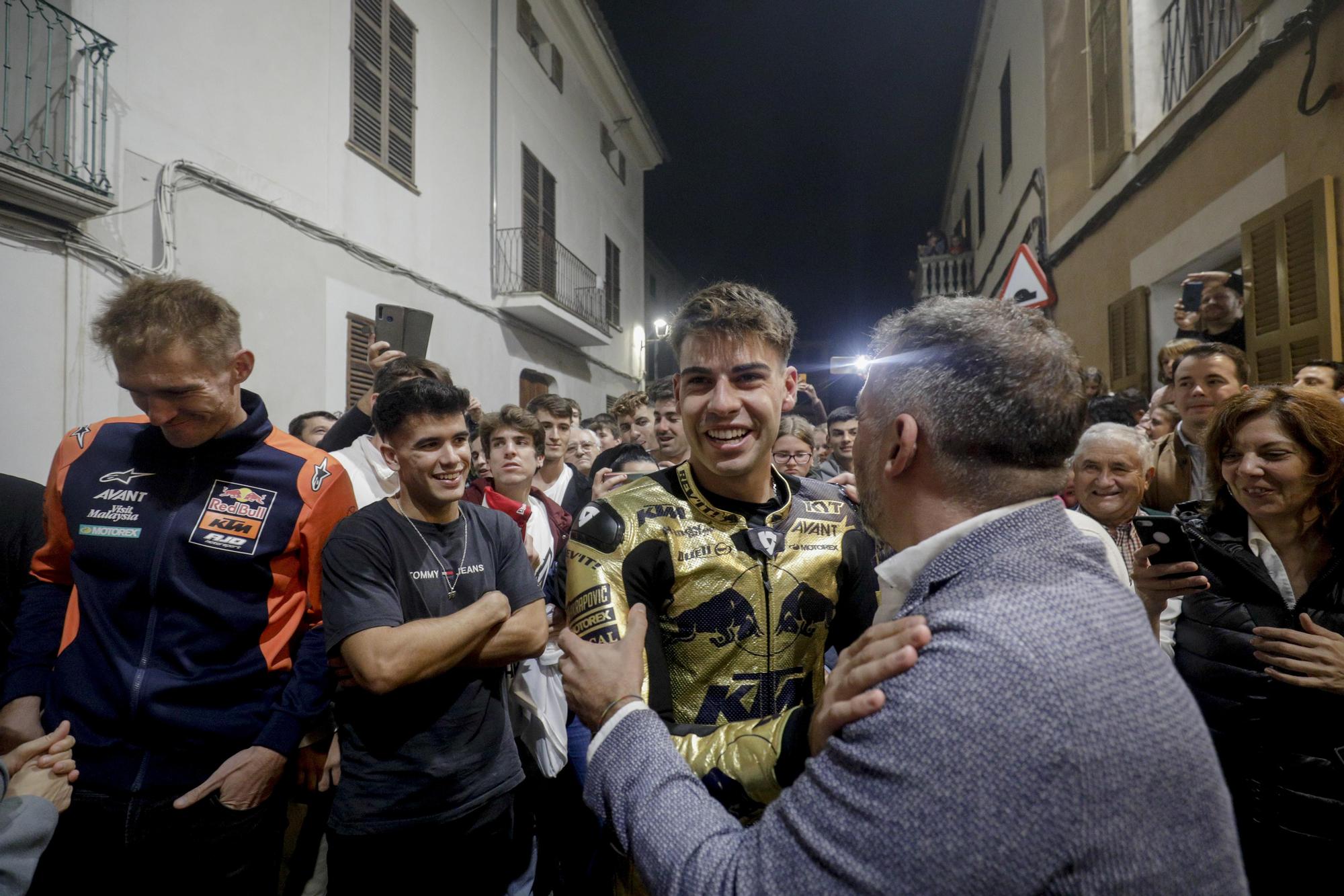 Sencelles recibe al campeón del mundo en Moto2 Augusto Fernández