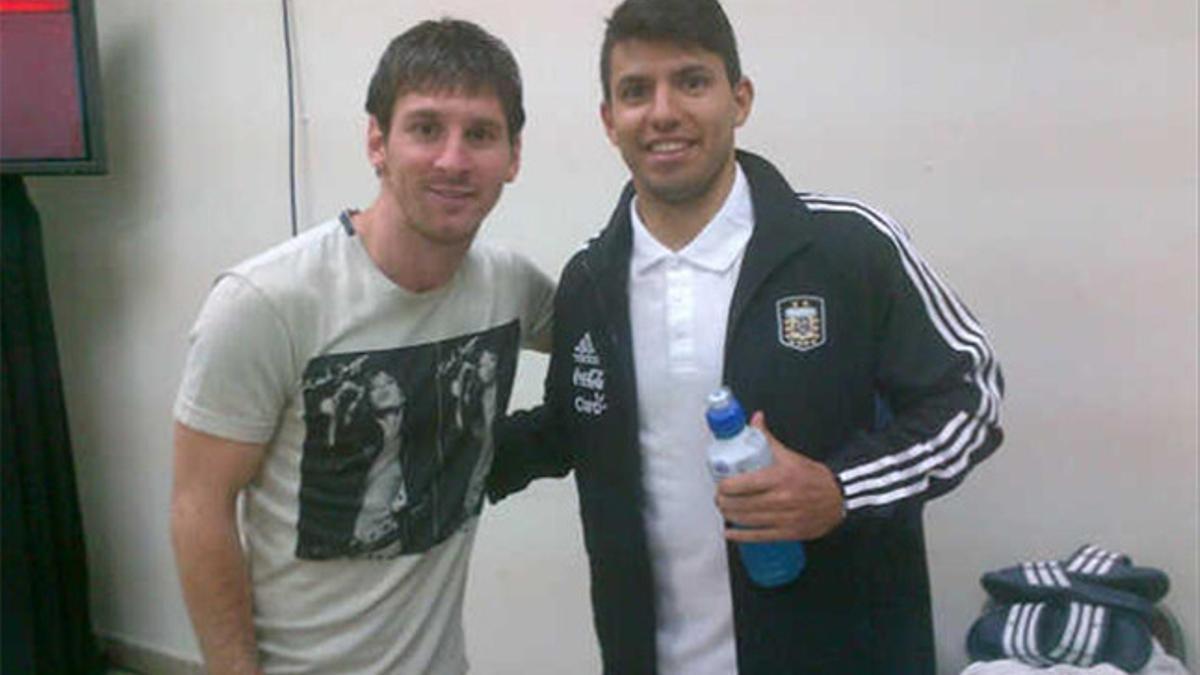 Messi y Agüero comparten habitación cuando juegan con la selección argentina