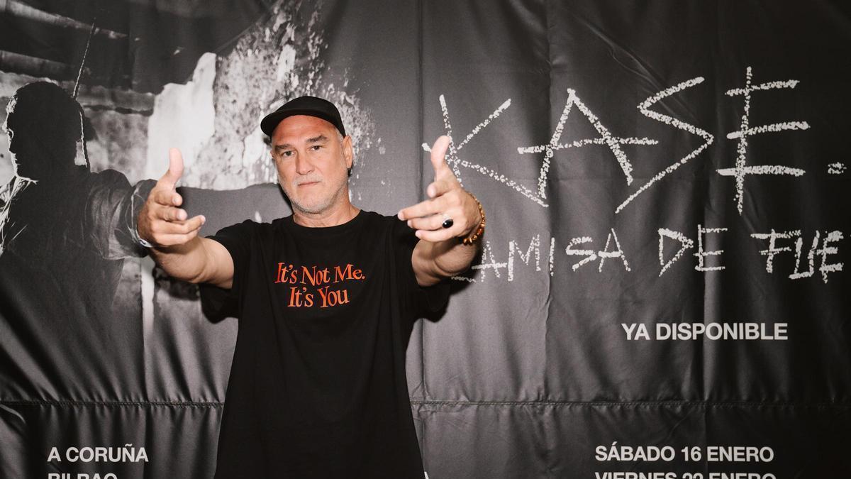 Kase.O en la presentación de su nuevo trabajo discográfico.