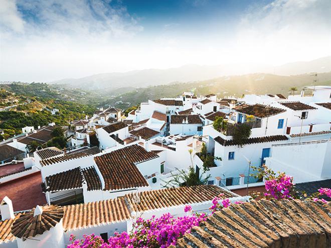 Frigiliana en Málaga, uno de los pueblos más bonitos más bonitos de España