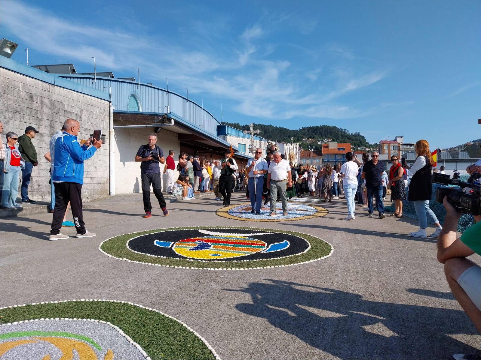 Las celebraciones en honor a la Virgen del Carmen en O Morrazo. La procesión en Bueu