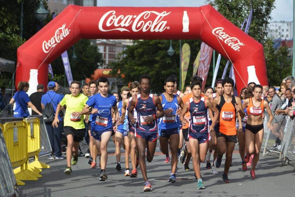 Abdelaziz Fatihi y Sofía Fernández se imponen en la carrera de San Pedro de Visma.