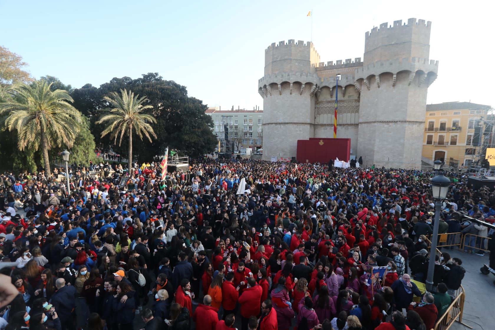 Así es el ambiente en la Crida