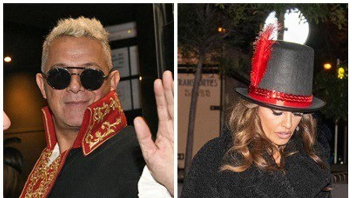 Alejandro Sanz y  Mónica Cruz