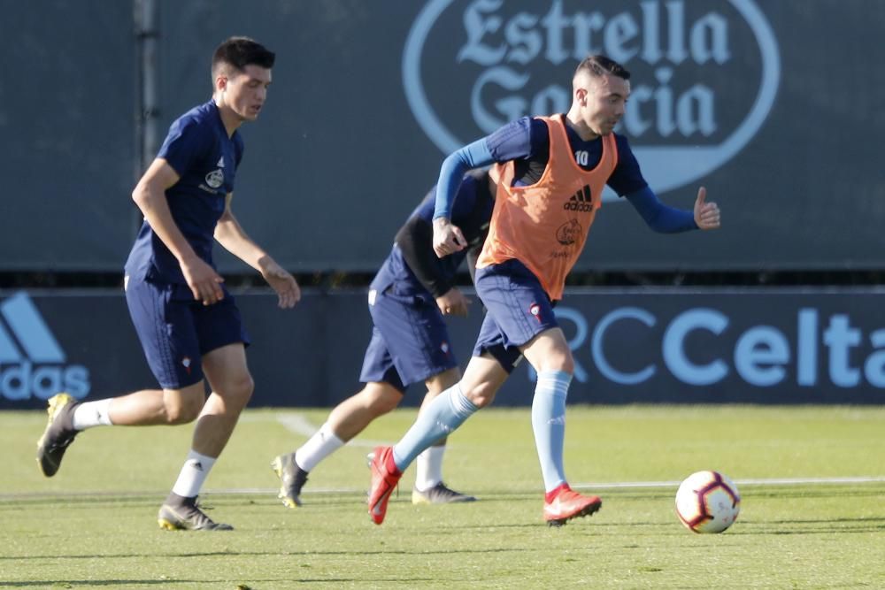 El Celta prepara el partido ante el Villarreal