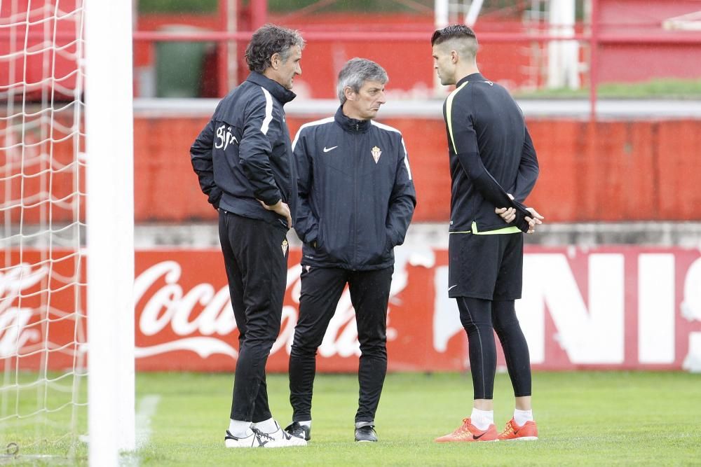 Entrenamiento del Sporting (sábado 5 de noviembre)