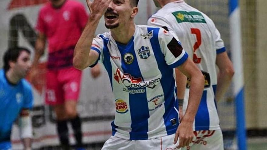 Yayo celebra un gol durante un partido de Liga. | D. S.