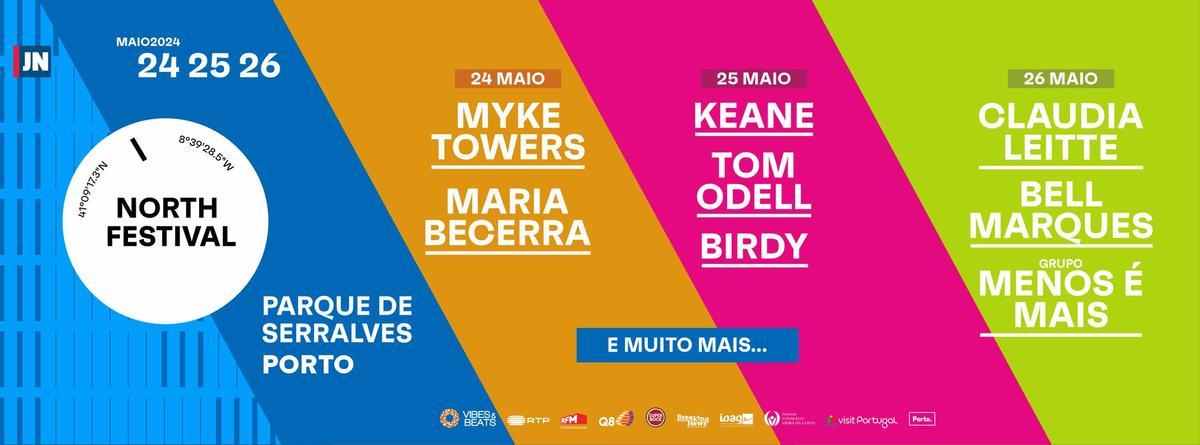 Cartel del North Festival de Oporto (Serralves) 2024.