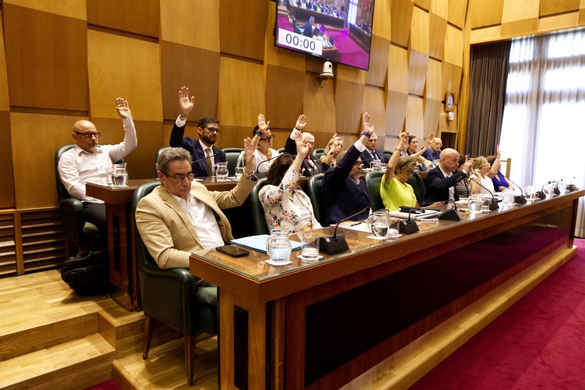 PLENO EXTRAORDINARIO DEL AYUNTAMIENTO DE ZARAGOZA, CASO GOMEZ GAMEZ Y KOLDO ABALOS