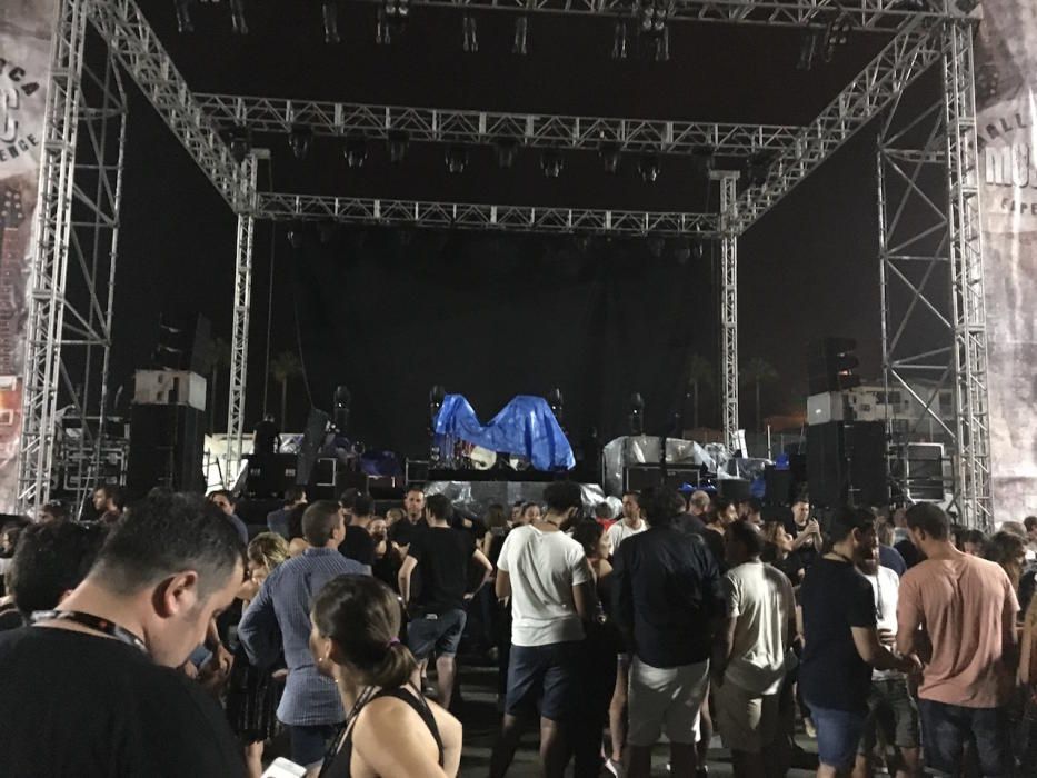 Loquillo suspende su concierto en Vilafranca debido a la lluvia