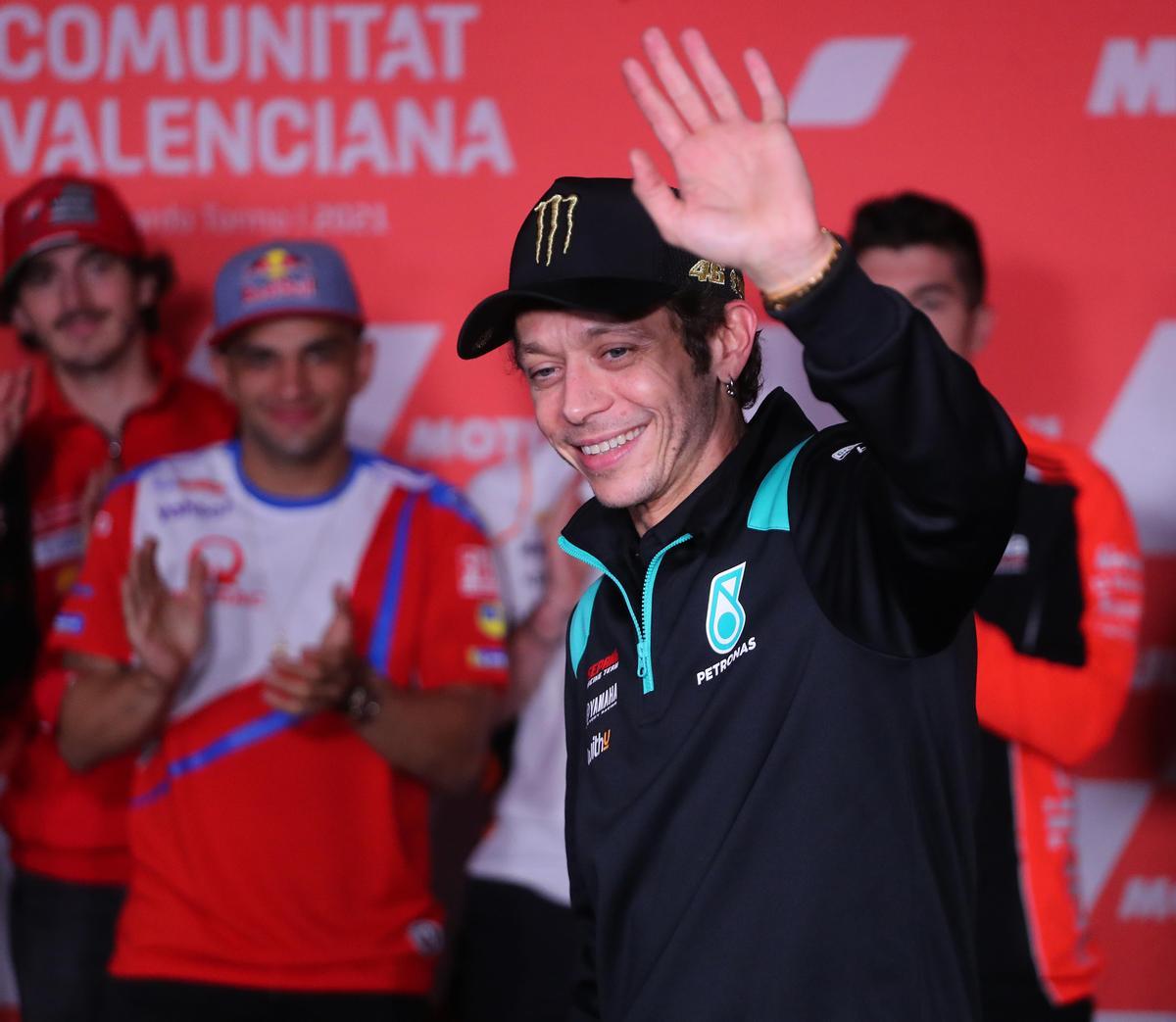 Valentino Rossi se despide en Valencia