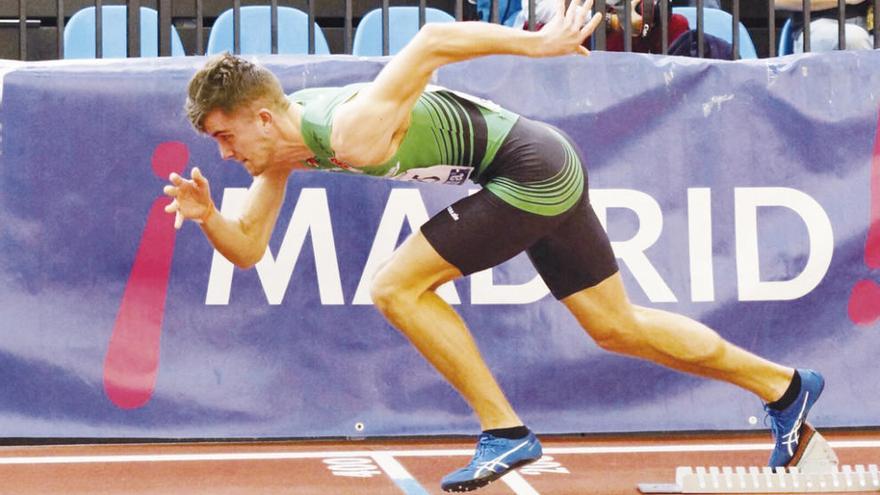 Mauro Triana, durante una competición de esta temporada.