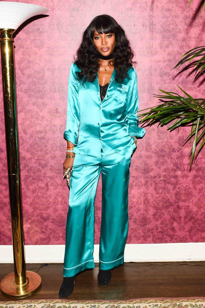 Naomi Campbell en la Fiesta de Pijamas de Dolce & Gabbana