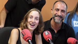 La humorista Ana Polo, junto a Quim Morales en Rac1.