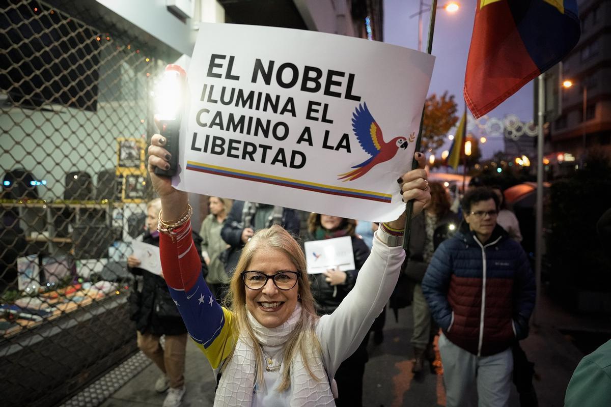 La marcha transcurrió por la calle Venezuela hasta la Plaza Elíptica