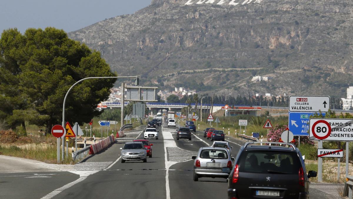 Otra de las carreteras más peligrosas de la Comunitat Valenciana también está en Valencia: la N-332.