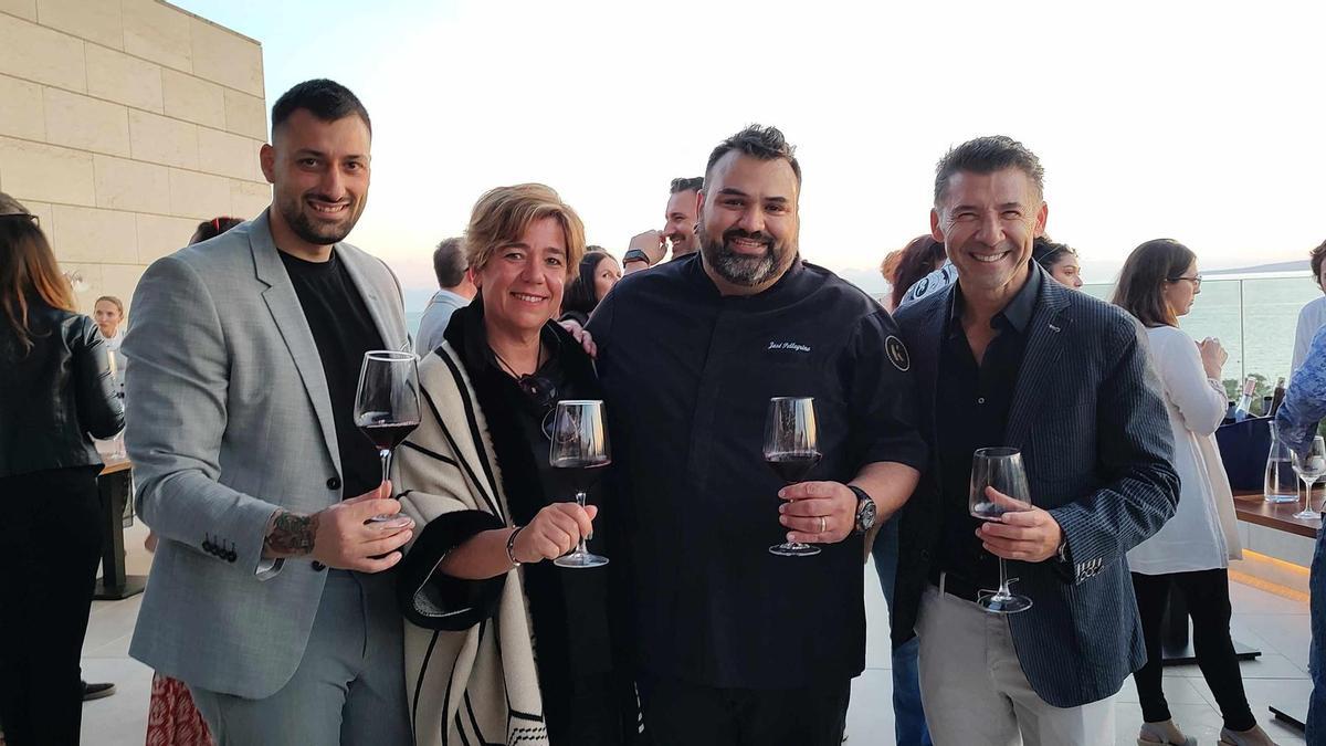 José Cortés, Maribel Fluxà, Pep Lluís Riera y Alfonso Muñoz, durante el evento.