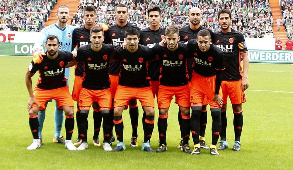 Las mejores imágenes del Werder Bremen - Valencia CF