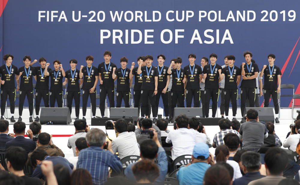 Kang In Lee y la celebración de Corea del Sur