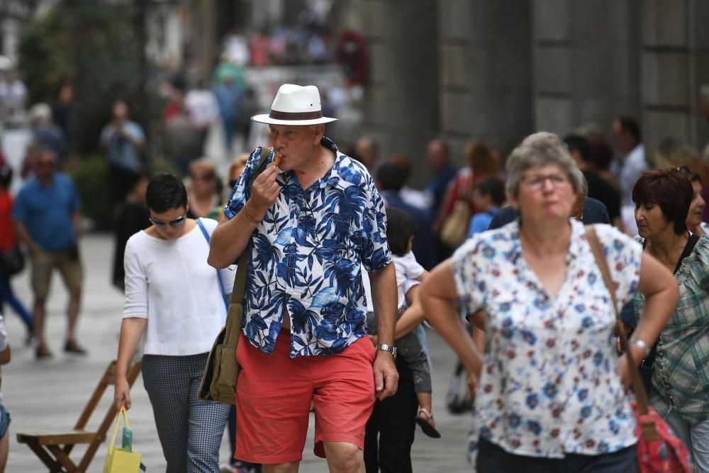 9.000 cruceristas desembarcan en A Coruña