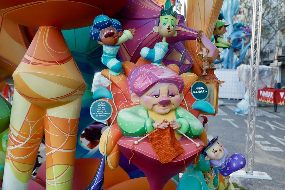 Una falla con Alma: el monumento con el que Exposición-Micer Mascó quiere alcanzar la gloria en Infantil