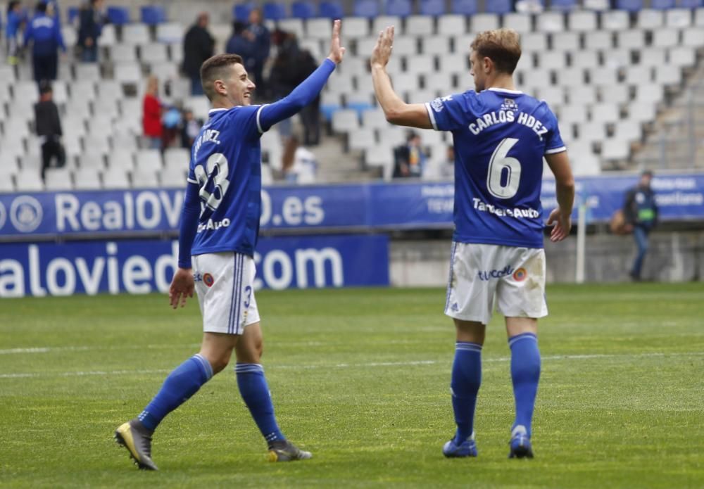 El partido del Oviedo, en imágenes