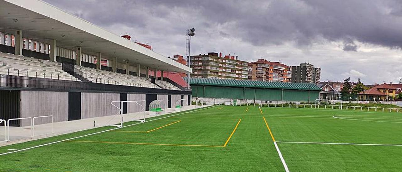 El campo de fútbol de Ferrota en la actualidad. | Mara Villamuza