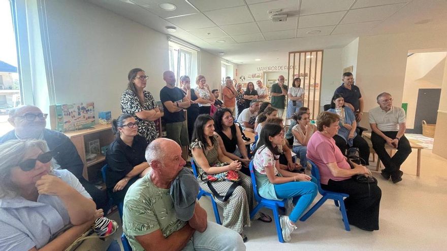 El aula más emotiva de O Rosal, para la «inolvidable» Rocío
