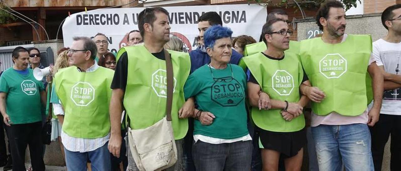 La PAH paralizó en septiembre un desahucio en Castelló.