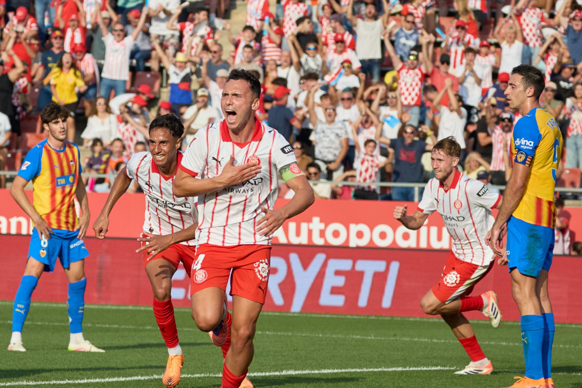 Les imatges del Girona FC - València