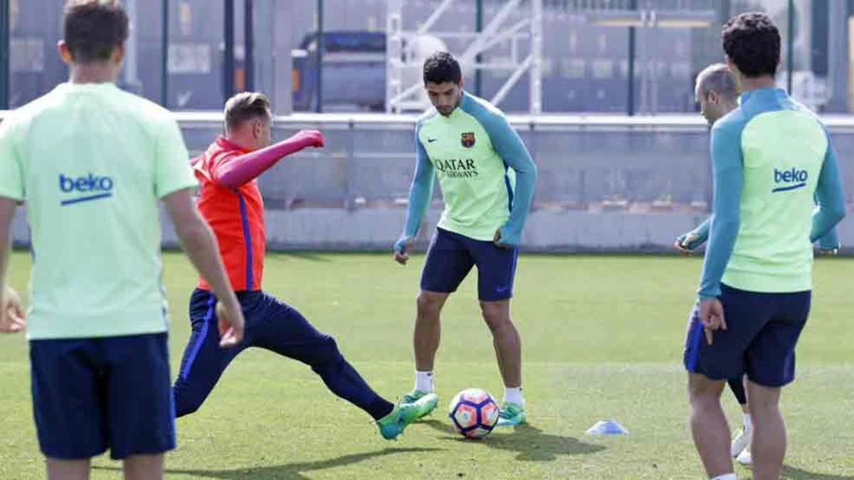 El Barcelona ha entrenado en la Ciudad Deportiva