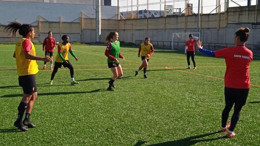 El Santa Teresa, durante un entrenamiento