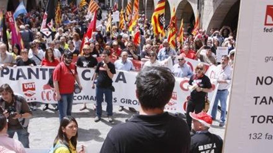 Girona viu el Primer de Maig més reivindicatiu des de l&#039;inici de la crisi