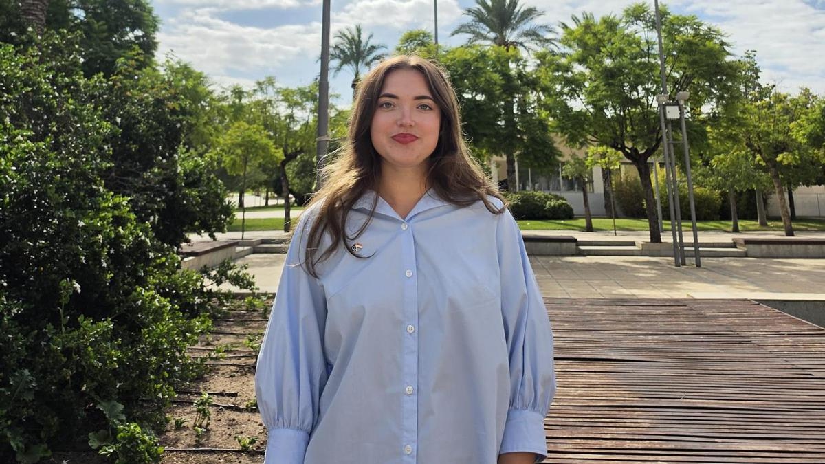 Bodnar Chopyk, en el campus de la UA.