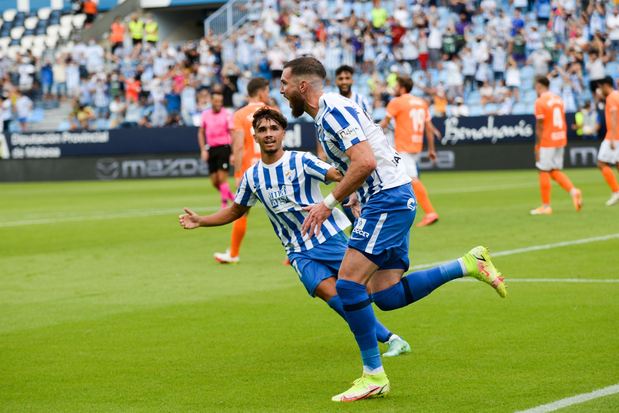 Las imágenes del Málaga CF - Fuenlabrada