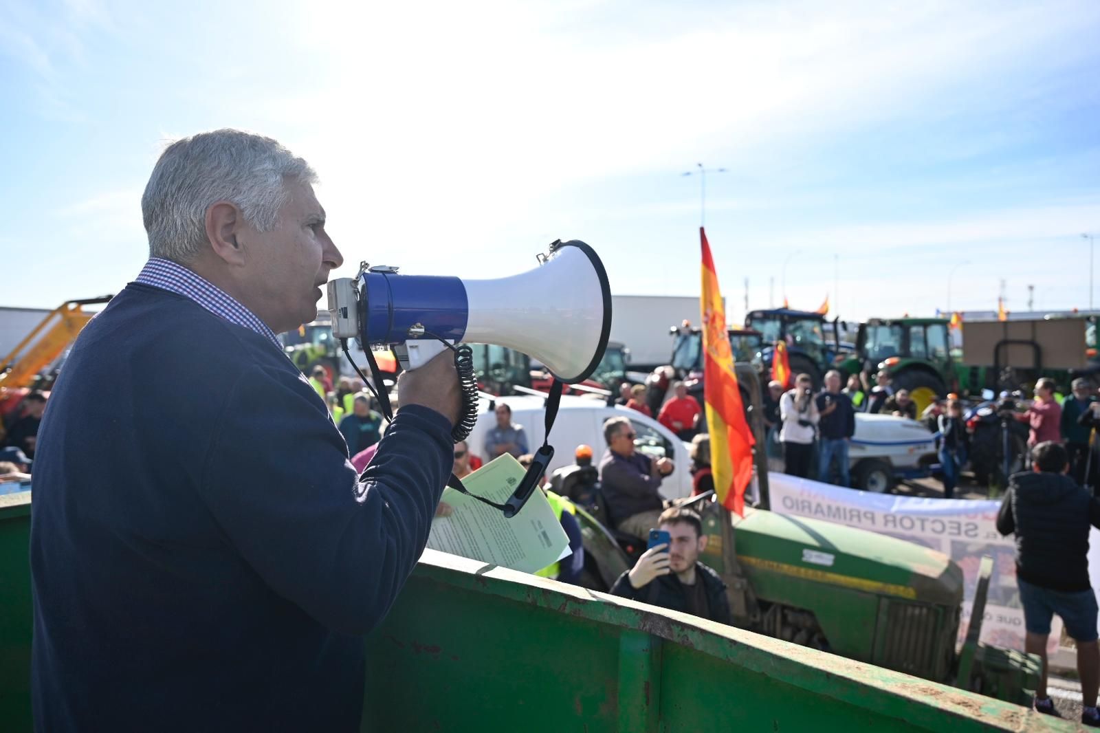 Tractorada en Castelló