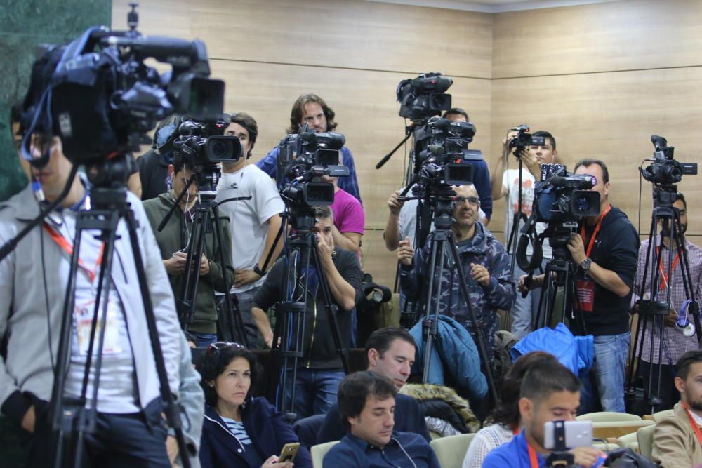 Rueda de prensa de Isco, Jordi Alba y Lopetegui