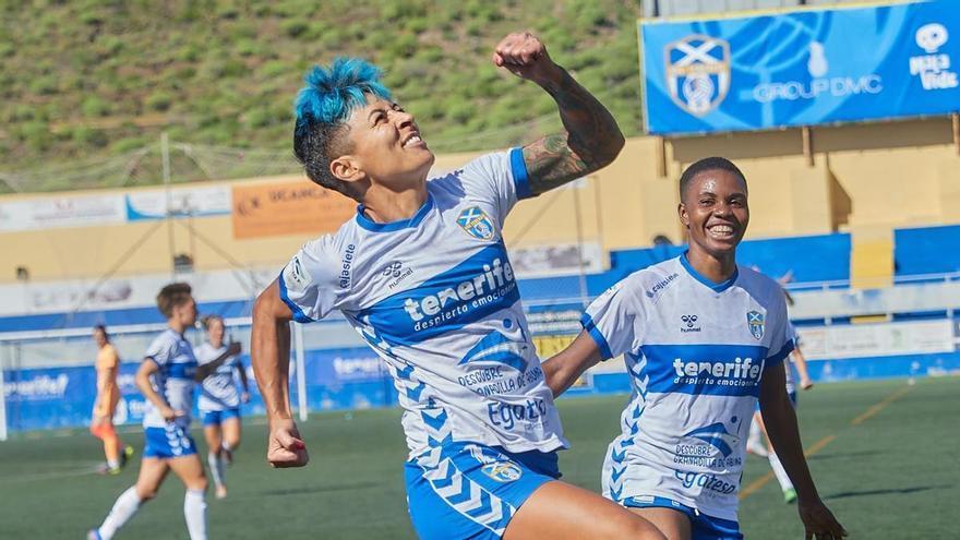 Mari Jose, jugadora de la UD Granadilla Tenerife: &quot;Ya nos merecíamos tener algo de suerte&quot;