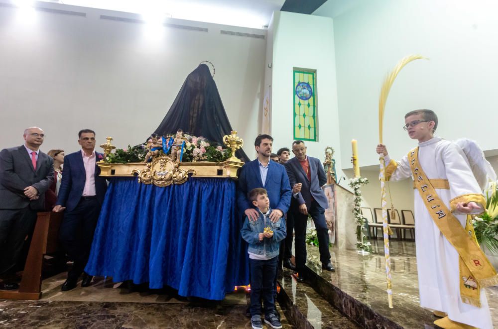 El Encuentro en La Vila se celebra en el templo Cristo Resucitado por la lluvia.