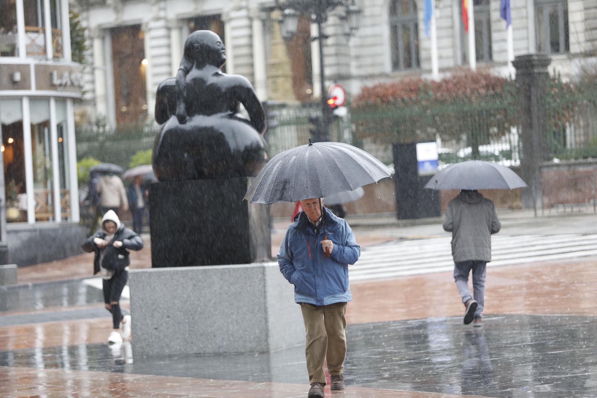 Temporal en Oviedo