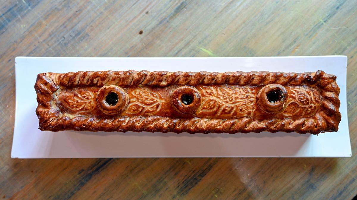 El 'pâté en croûte' entero de Casa Guinart.