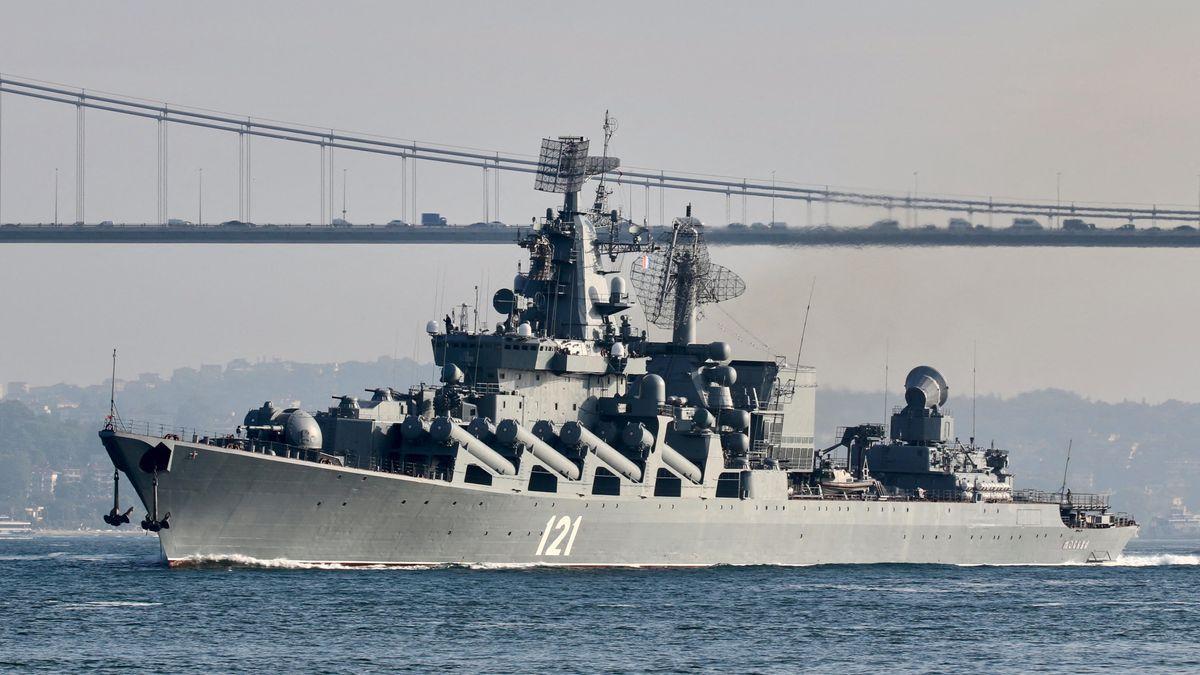 El buque Moskva.