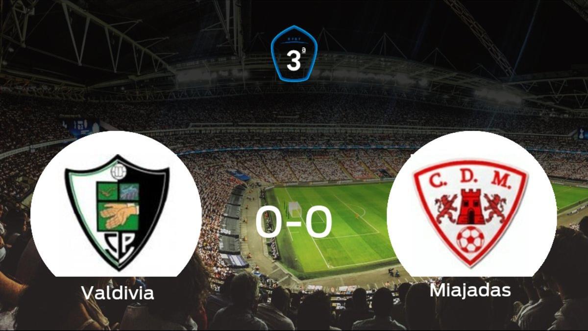 El Valdivia y el Miajadas empatan y suman un punto a su casillero (0-0)