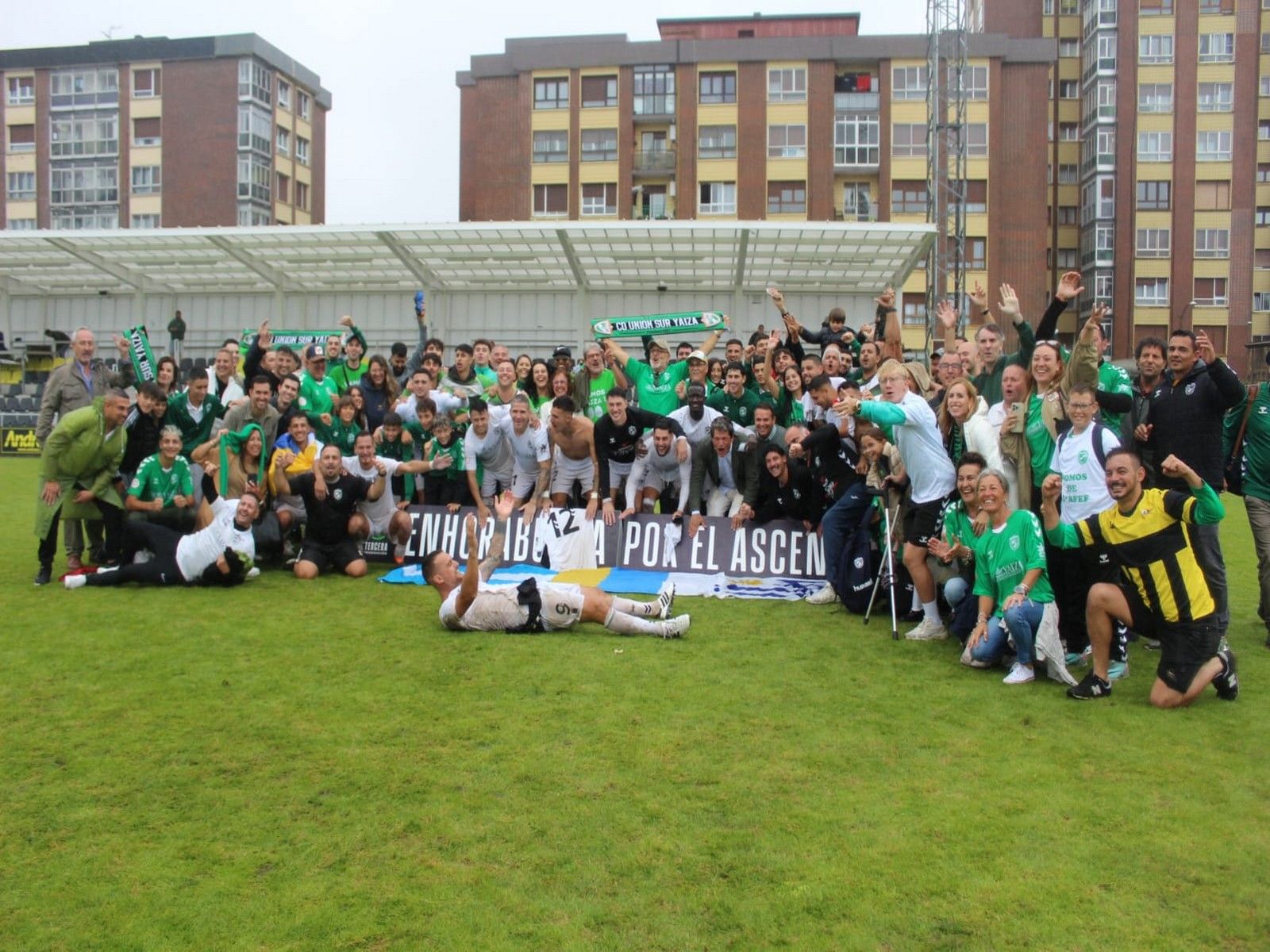 El CD Unión Sur Yaiza celebra su ascenso a Segunda RFEF