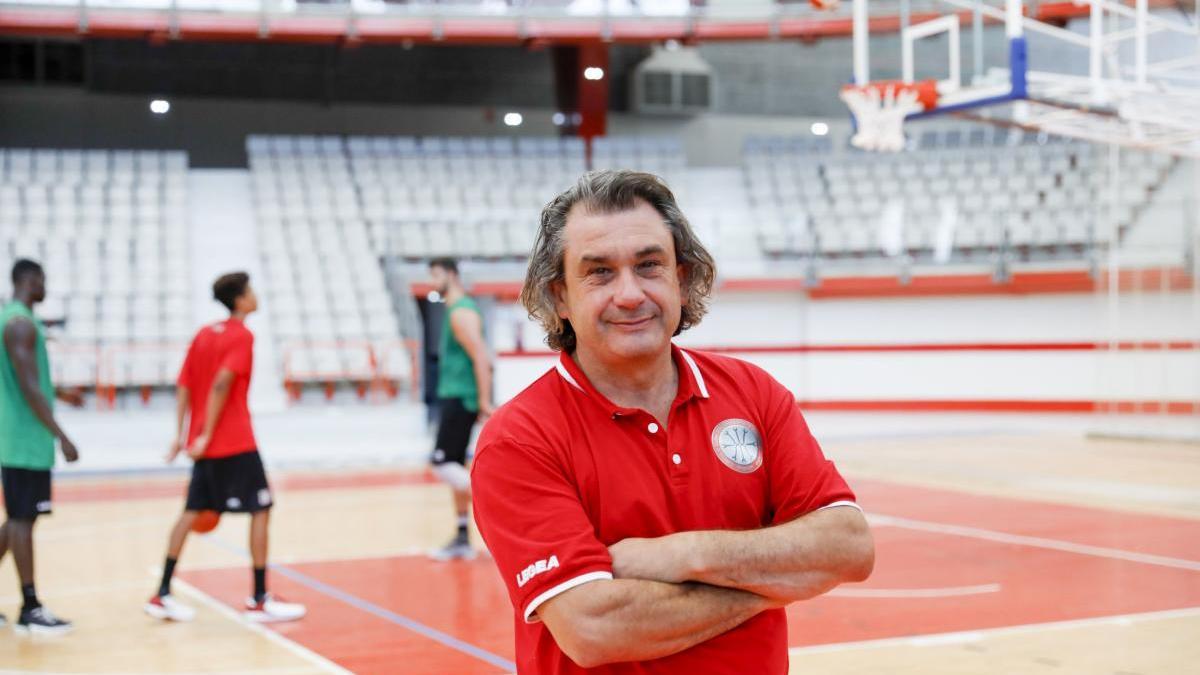 Nacho Galán, entrenador del Círculo Gijón Baloncesto.