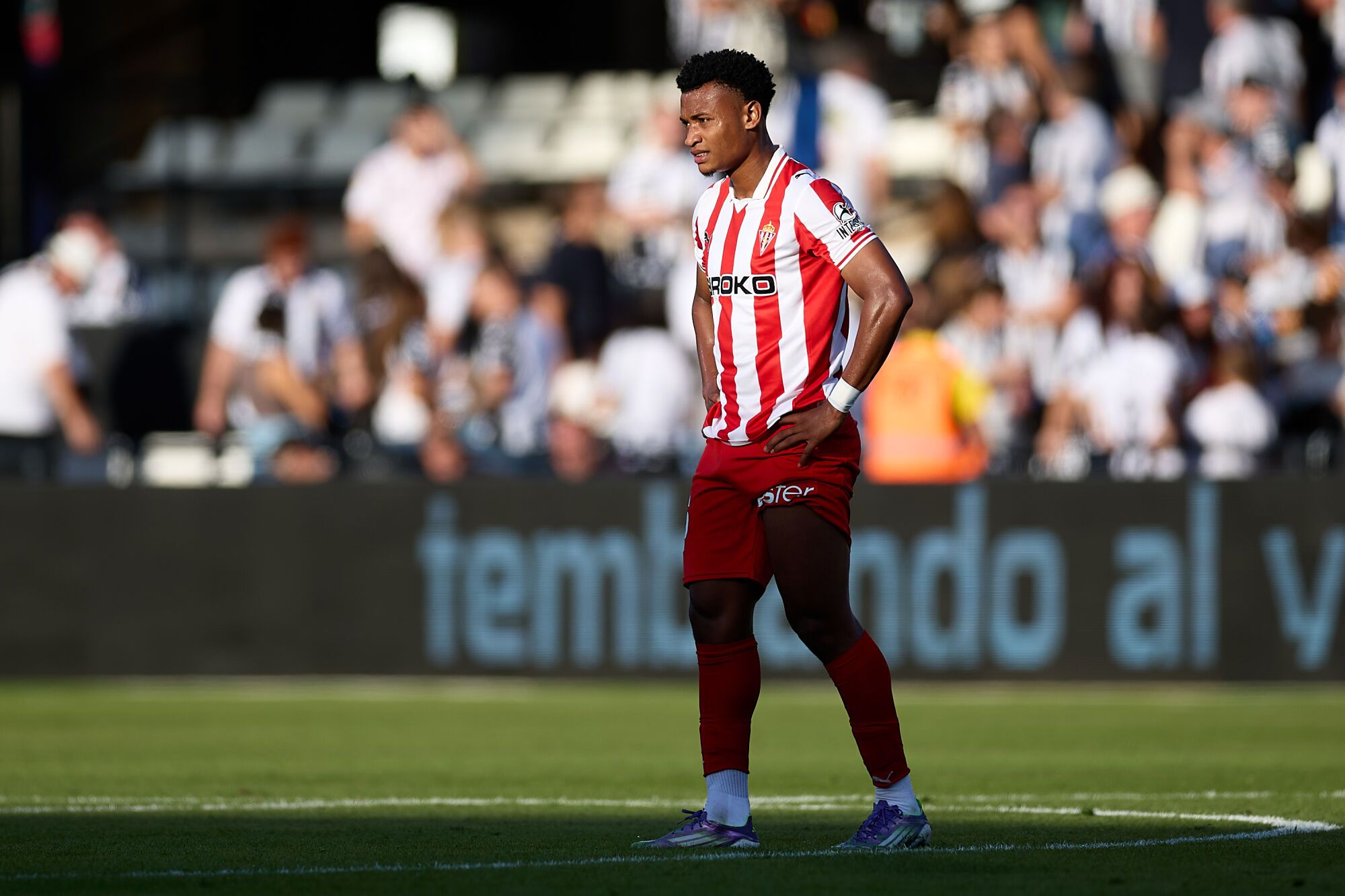Fútbol. Partido correspondiente a la jornada 8 de Segunda División temporada 2025-2026 entre el CD Castellón y el Sport. Gijón. Nou Estadi Castalia