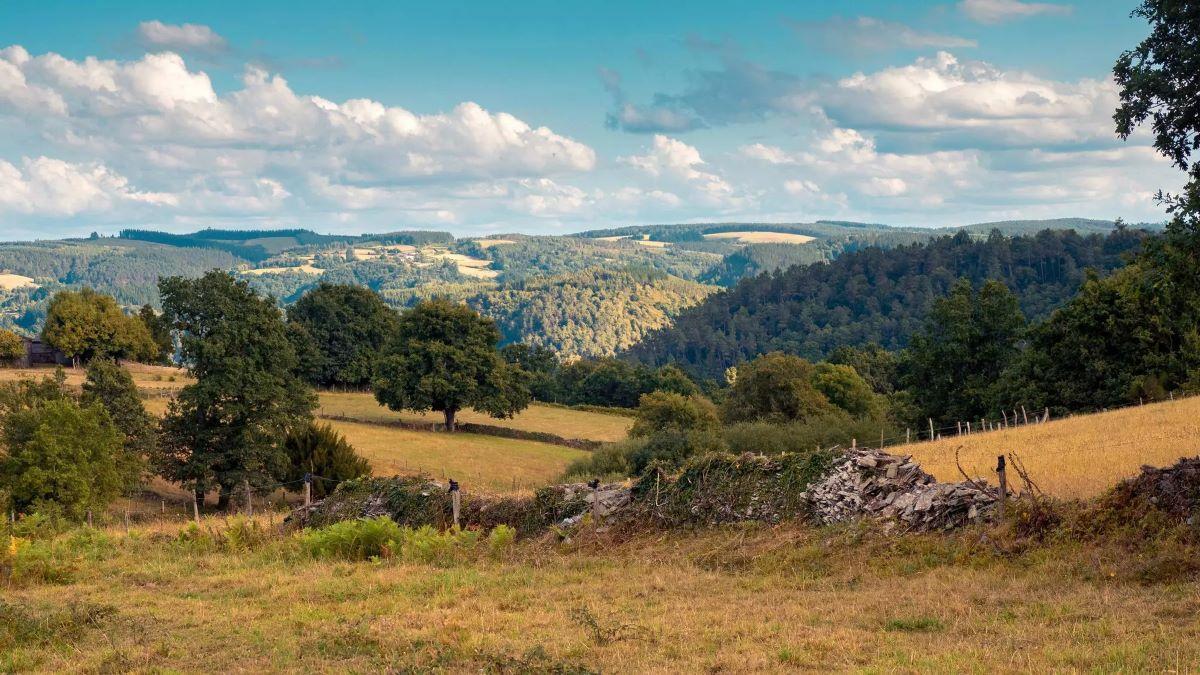 Montañas en el pueblo de A Fonsagrada.